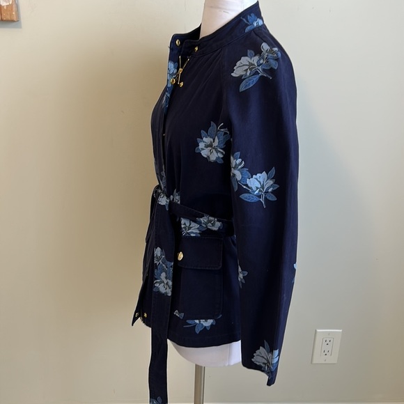 Draper James Navy Floral Field Jacket - Picture 5 of 10